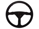 Steering Wheel, “Champion” PVC Black 13.5″