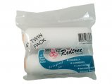 Roller Refill, Mini 4″ Nap5/8 Foam Round Top 2 Pack