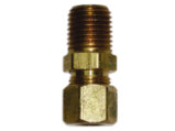Adapter, Compression 3/16 x 1/4 NPT Male Brass