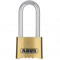 Padlock, Combination Brass Body:2″ Stainless Steel Shackle:2-1/4″