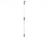 Boathook, Aluminum Telesc Length:1.3 to 2m White Line