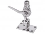 Antenna Mount, on-Flat-Base Ratchet Stainless Steel with Lever