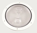 Deck Plate, 6″ Screw-Out Passage iØ:6″ oØ:8.125″ White/Clear