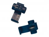 Wiretap Splice, 18-14ga Blue Plastic with Clip-Cap 4 Pack