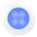 Courtesy Light, LED Round Blue White Frame 12V