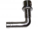 Tank Vent, 90º Stainless Steel for Hose:5/8″ Cutout:3/4″