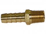 Hose Barb, Hose1/4 Pipe1/4Mpt Tapered Brass