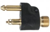 Fuel Connector, 1/4″ Yamaha Male Barb Brass