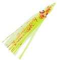 Trolling Skirt, 4-1/4″ Glow Chartreuse Red Pattern 5 Pack