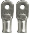 Lug, 1ga Screw-Hole:3/8″ Heavy Duty Tinned Copper 2 Pack