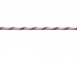M/Braid Rope, Polyester 6mm Red Fleck per Foot