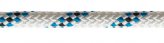 M/Braid Rope, Polyester 8mm Blue Fleck per Foot