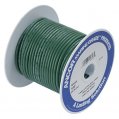 Wire, Single Tinned 14ga Green per Foot