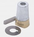 Propeller Nut, Anode&Wash&Key for Shaft:45mm Thread:M30x2