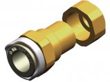 Adapter, Quick Fitting 15mm to Compres 15mm Brass