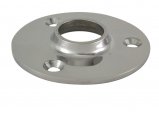 Weld Base, Stainless Steel Low Profile RoundØ69mm for Tube at 90º