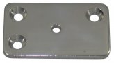 Base, Stainless Steel Rectangle 102x51mm Flat for Welding