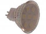 LED Bulb, MR11 12/24V Warm White 1.2W