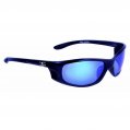 Sunglasses, Los Cabos Mat Black Frame/Blue Lens