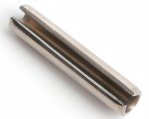 Spring Pin, Slotted Ø:4mm Length:16mm Stainless Steel