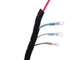 Spiral Wrap, Ø:1″ Length:5′ Black Plastic Cable Cover