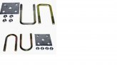 Axle Kit, for 2″ Square-Axle Galvanize W2.5 Length:5.75