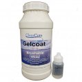 Gelcoat, Brushable White with Hardener Qt