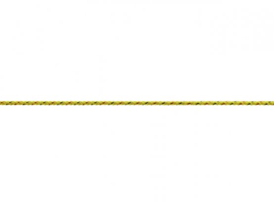 8 Plait Rope, Pre-Stretched Polyester 4mm Lime per Foot - Budget