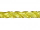 Twisted Rope, Polyprop 1″ Yellow per Foot