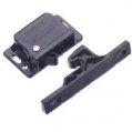 Door Catch, Black Plastic 5Lb with out Microswitch