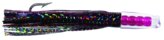 Lure, Rattle Jet 6-3/4″ Black Purple Mylar Rigged