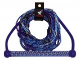 Tow Rope, Length:65′ Blue for Wakeboard with EVA Handle