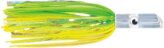 Lure, Lil’ Swimmer 5-3/4″ Green Yellow Mylar Rigged