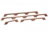 Handrail, 1-Loop Length:35cm Thickness:2.5cm Teak