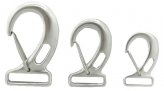 Snap Hook/Carabiner, Eye:32mm Stainless Steel Flat with Rectangle