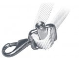 Snap Hook/Carabiner, 25mm Stainless Steel with Slider Buckle for Webbing