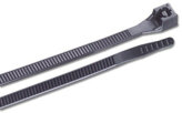 Cable Tie, 6″ Black Standard UV Resistant 25 Pack