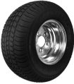 Tire & Wheel Assy, Galv Plain 4.80 ø:8” 5-Bolt Tire:B Load:585Lb