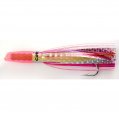 Lure, Rattle Jet 6-3/4″ Pearl Pink Silver Mylar Rigged