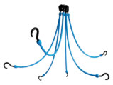 Bungee, Flexible Web 6-Arm Blue