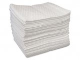 Sorbent Pad, Oil-Only White 17″ x 19″ Heavy-Wght