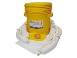Sorbent Kit, Spill Oil-Only White Capacity:20Gal with Pail