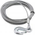 Winch Cable, Ø7/32″ Length:50′ Heavy Duty with Hook