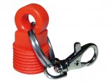 Key Chain, Orange Plastic Drain Plug 1/2″ NPT Male Thread