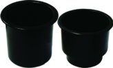 Drink Holder, Recessed 3″ x 3″ Nylon Black