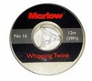 Whipping Twine, Waxed Extra Large #16 1.5mm White Spool/12m