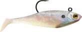 Lure, WildEye Swim Shad 5″ Pearl 3 Pack