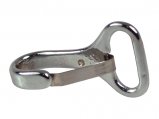 Snap Hook/Carabiner, Chrome Plated Brass for Webbing:1″ Hook at 90º