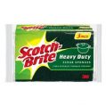 Sponge Set, Scrub Heavy Duty Scotch-Brite 3 Pack