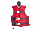 Life Vest, All-Purpose Youth 50-90Lb Red Type:III US Coast Guard